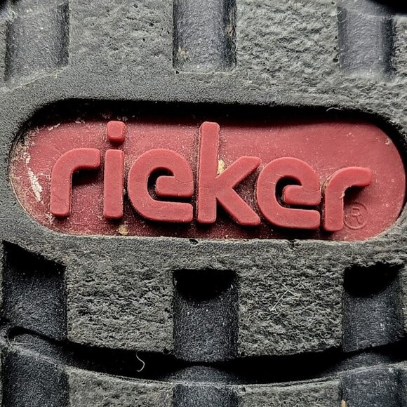 Rieker Chelsea Burgundy Red Leather Ankle Boots - EU42 - Picture 8 of 9